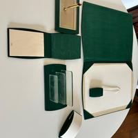 Set scrivania ufficio in pelle