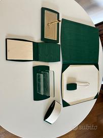 Set scrivania ufficio in pelle