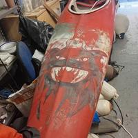 Canoa in vetroresina