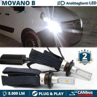 Kit Lampadine LED H7 per Opel Movano B Luce Bianca