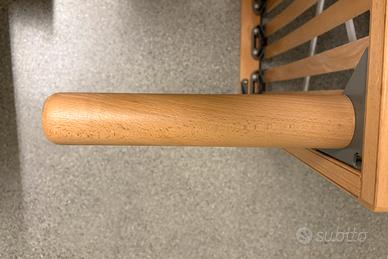 Piedini in faggio per rete letto