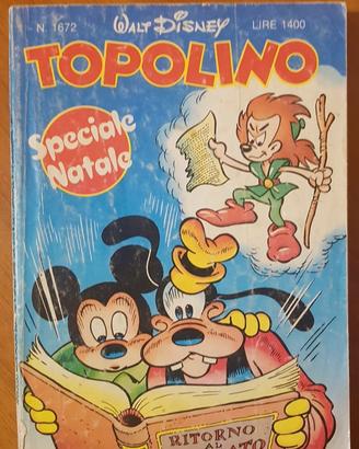 Topolino libretto Disney n.1672 13 Dicembre 1987