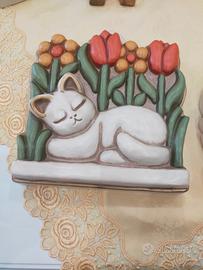 Gatto ceramica Thun - come nuovo