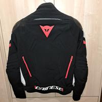 giacca moto dainese  Racing -3d  nero bianco rosso