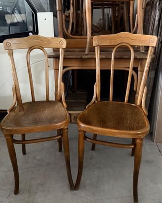 Sedie Thonet design bistrot in legno – 15 pezzi