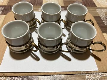 Set Tazzine con Portatazze – Eleganti Vintage