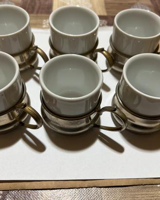 Set Tazzine con Portatazze – Eleganti Vintage
