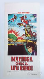 MAZINGA vs GLI UFO ROBOT 34x70 1978 Goldrake