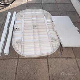 tavolo di plastica per giardino