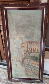 Quadro raffigurante canale Venezia