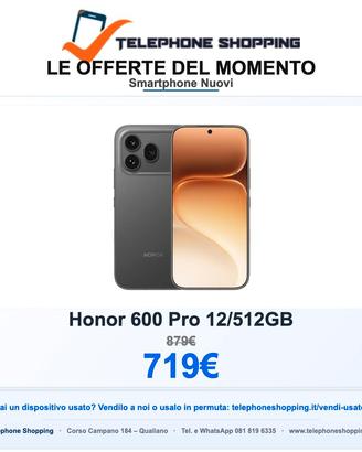 Honor 600 Pro 12/512GB Nuovo