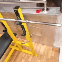 n°3 bilancieri  in acciaio inox + 320 kg di dischi