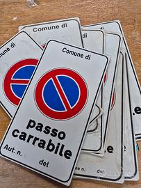 cartelli segnaletici divieto di accesso