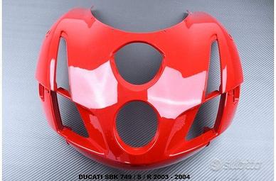 Muso frontale DUCATI SBK 749 / S / R 2003 04 Rosso