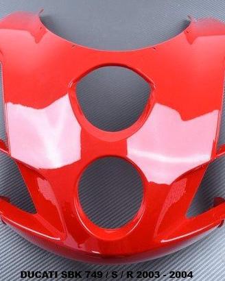 Muso frontale DUCATI SBK 749 / S / R 2003 04 Rosso