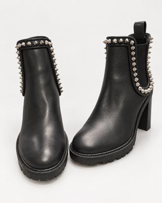 Christian Louboutin stivaletti spikes neri