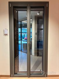 Portafinestra alluminio bicolore triplo vetro
