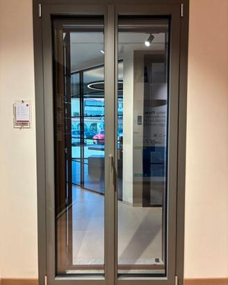 Portafinestra alluminio bicolore triplo vetro