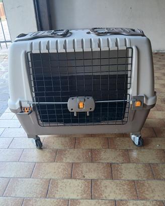TRASPORTINO MAXI  CON RUOTE PER CANI TAGLIA MEDIA