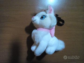 Minou aristogatti peluche portachiavi