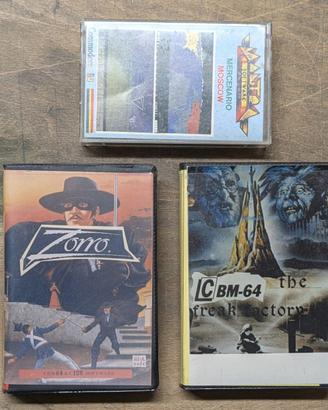 Cassette Videogiochi C64/C128 Varie