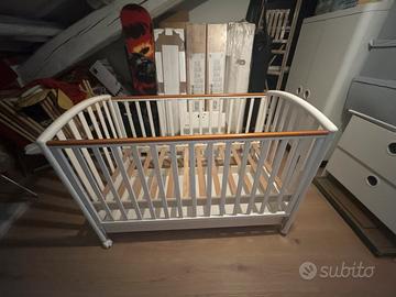 Lettino Pali con materasso