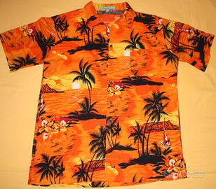 Camicia HAWAIANA Hawaii ORIGINALE Taglia L Party