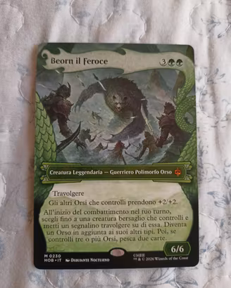 Carta Magic Beorn il feroce Extended art HOB 230