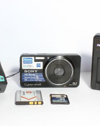 Sony Cybershot W570 Carl Zeiss 16Mp HD funzionante
