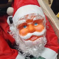 Babbo Natale Su Scala Luminosa 90Cm per esterno