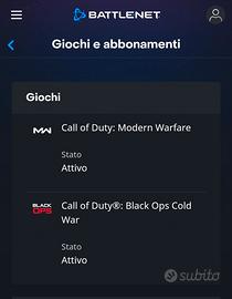 COD MW e COD cold war