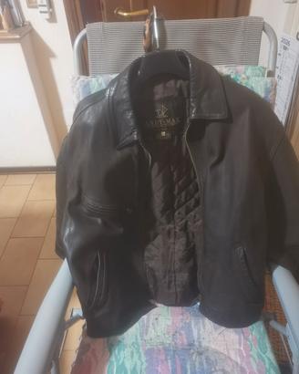 giaccone pesante in pelle