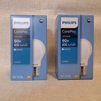 2 Lampadine a LED Philips 60W CE E
