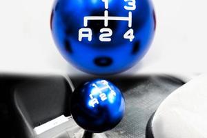 POMELLO Leva Cambio Auto BLU PER Porsche 912 65-69