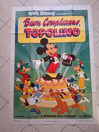 Manifesto cinematografico vintage Disney