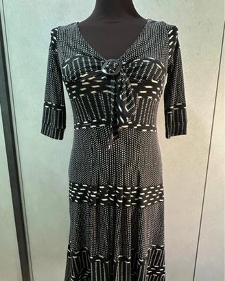 🦋Vestito Sandro Ferrone L al ginocchio maniche 3/4