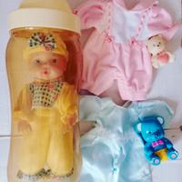 Bambolina primi 2000 con Mega Biberon & accessori 