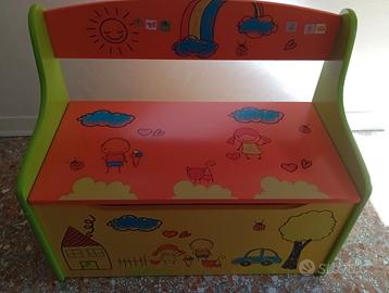 2 Panche contenitore giochi