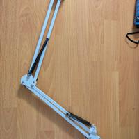 Braccio da scrivania bianco senza morsa