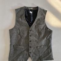 Gilet uomo classico Dstrezzed taglia L grigio 