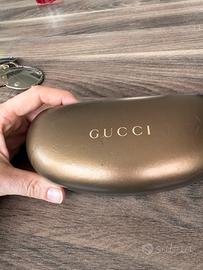 Custodia rigida per occhiali da sole Gucci