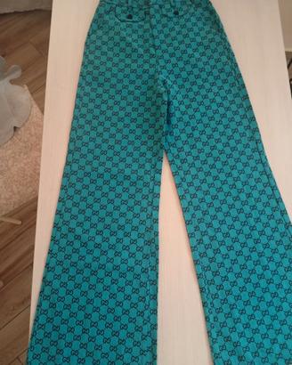 Gucci pantalone donna cotone tipo jeans  taglia S,