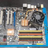 Scheda Madre ASUS P5KC + CPU Xeon 5450 + 4Gb DDR3