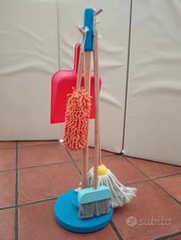 Gioco bambini set per pulizie (in legno)