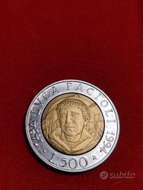 500 lire Luca Pacioli
