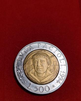 500 lire Luca Pacioli