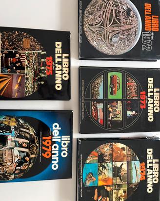 5 Libro dell'anno 1972 73 74  75 79 de agostini