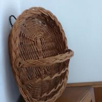 Cestino portaoggetti in vimini 