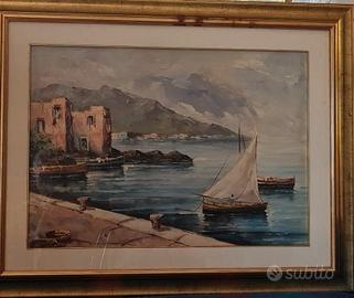 Quadro porto - autore Prof RAUCCI