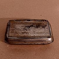 Scatola Metallo vintage cm 9 x 6 